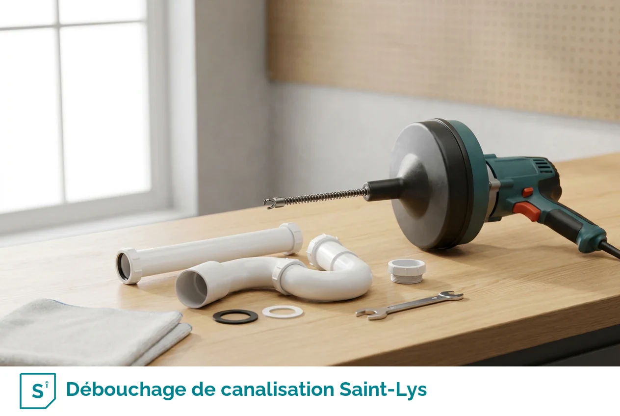 Débouchage de canalisation à Saint-Lys