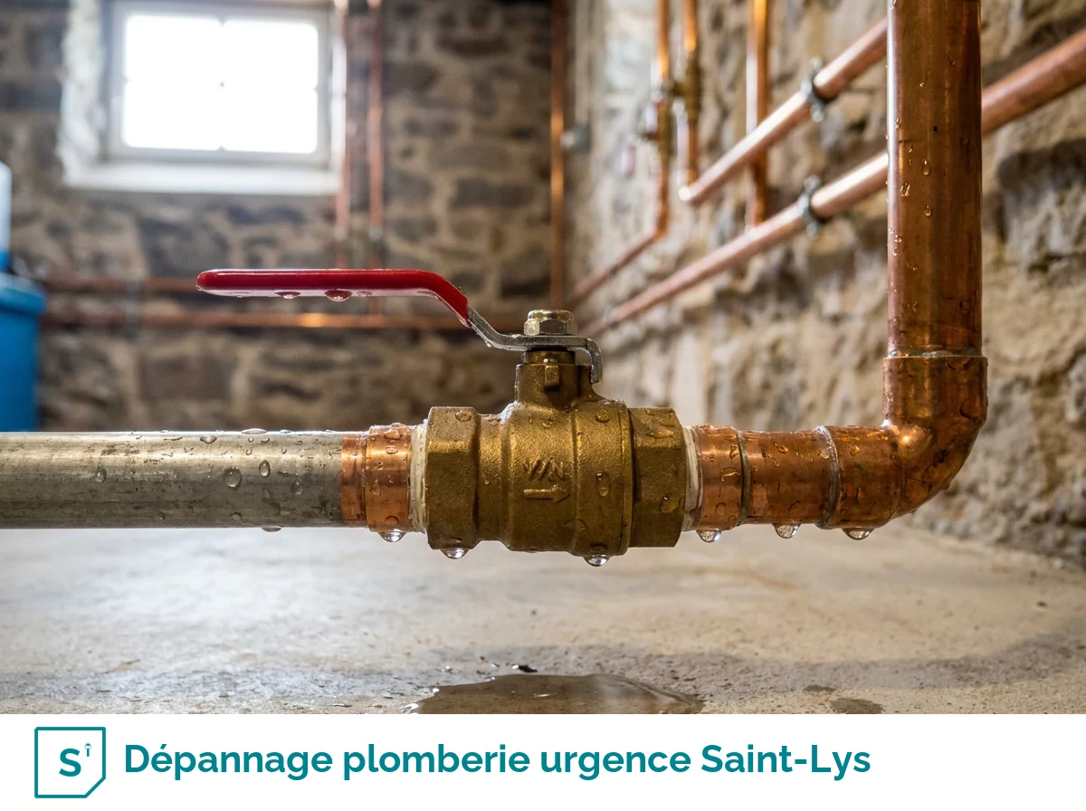 Dépannage plomberie urgence à Saint-Lys