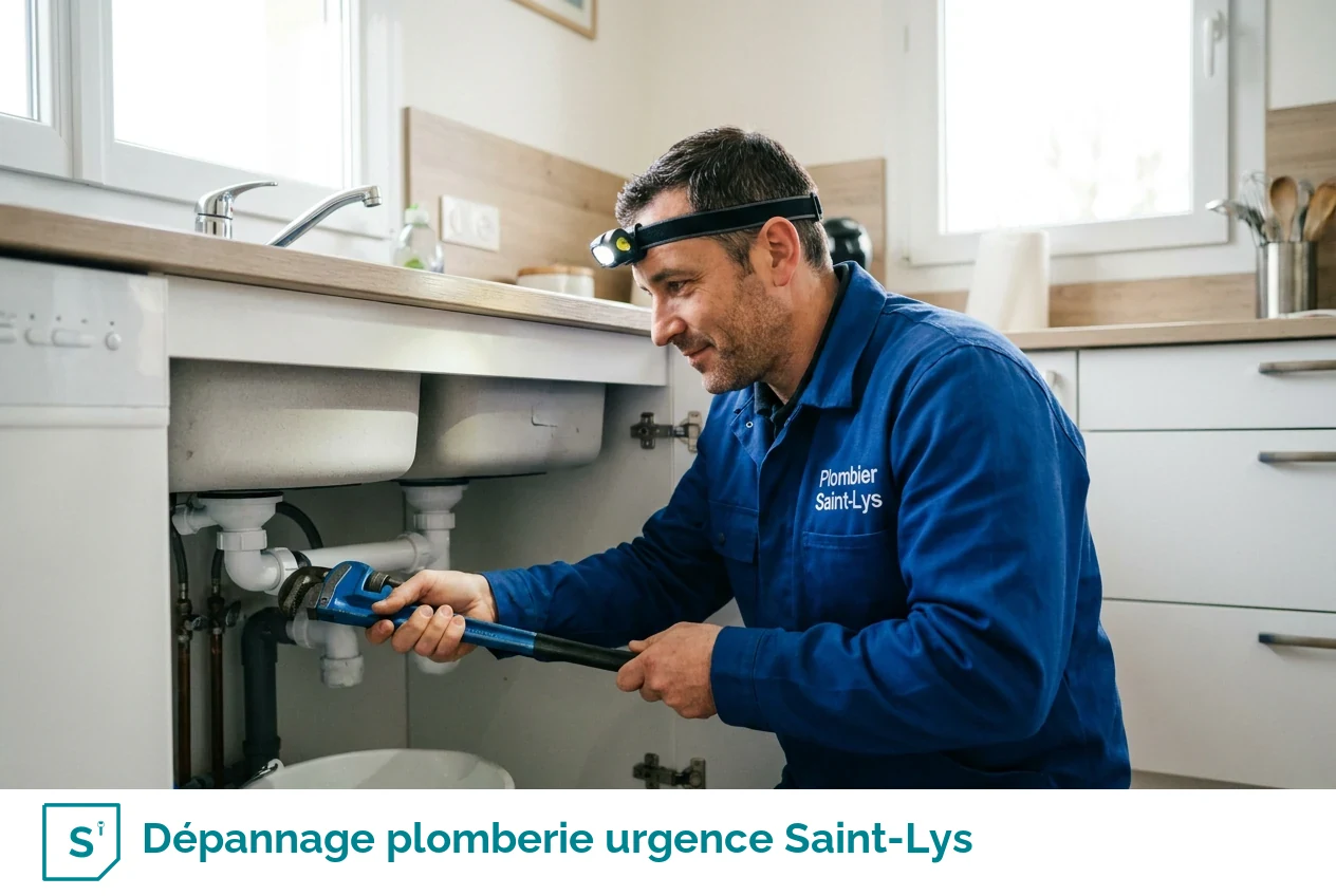 Dépannage plomberie urgence à Saint-Lys