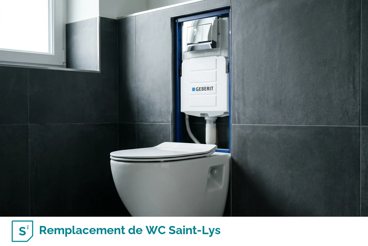 Remplacement de WC à Saint-Lys