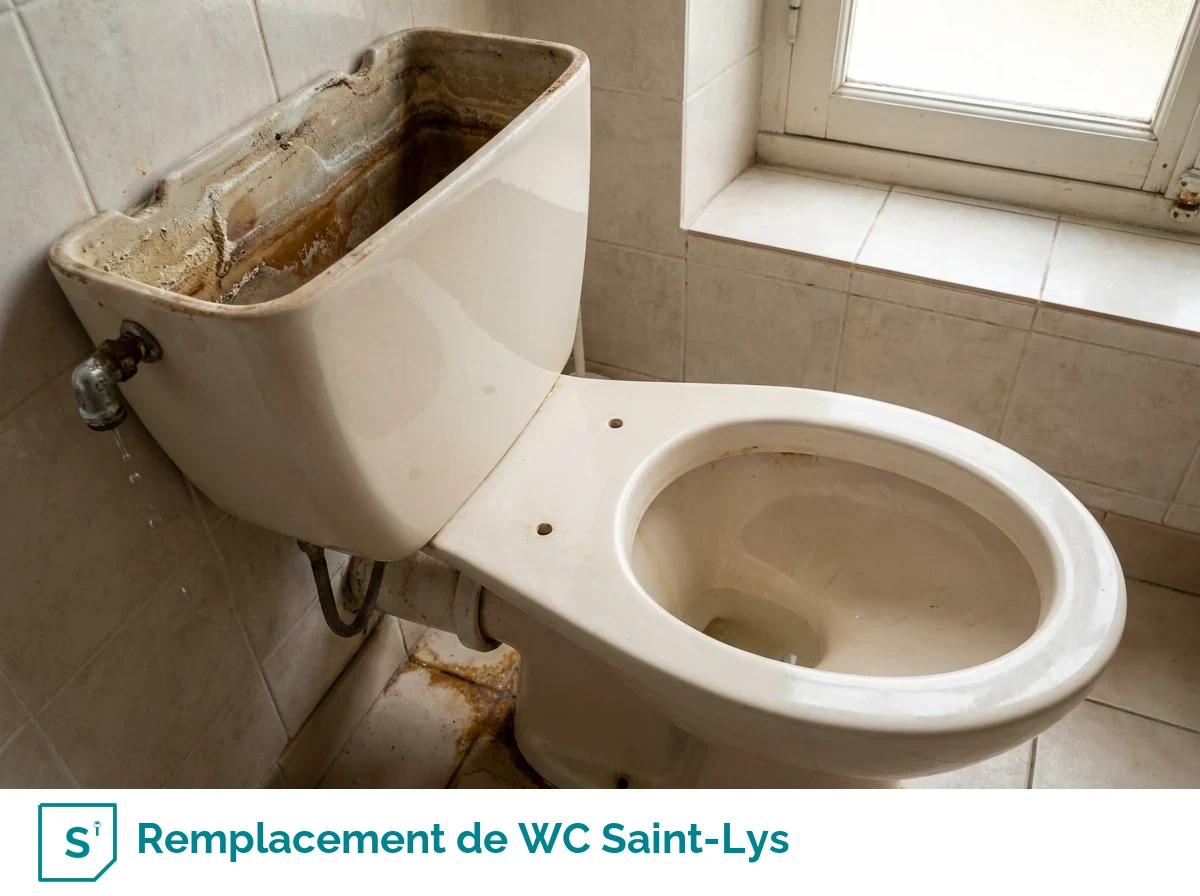 Remplacement de WC à Saint-Lys