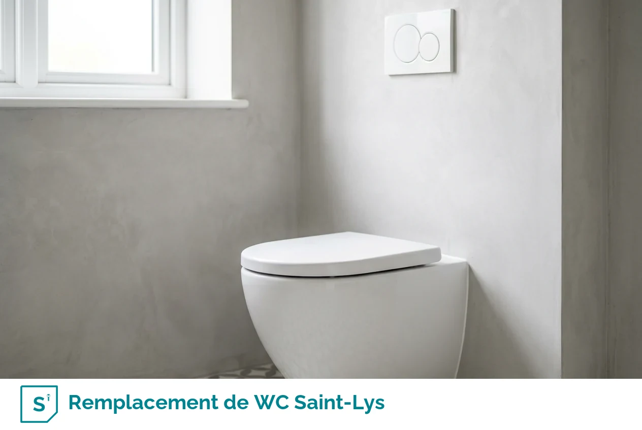 Remplacement de WC à Saint-Lys