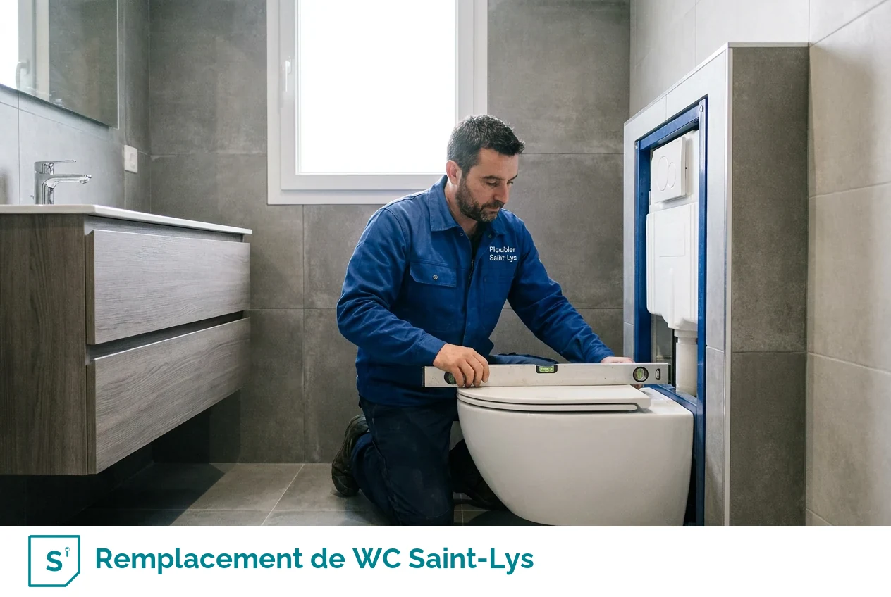 Remplacement de WC à Saint-Lys
